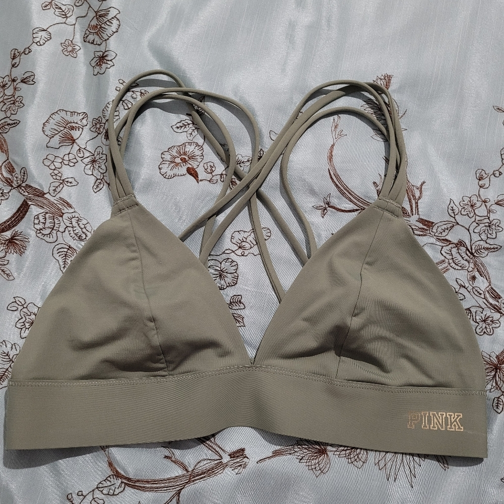 Pink Sports Bra